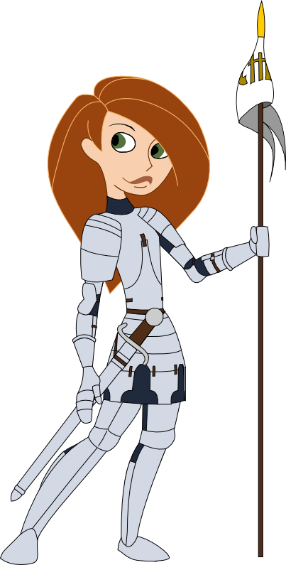 Kim Possible As St Joan of Arc