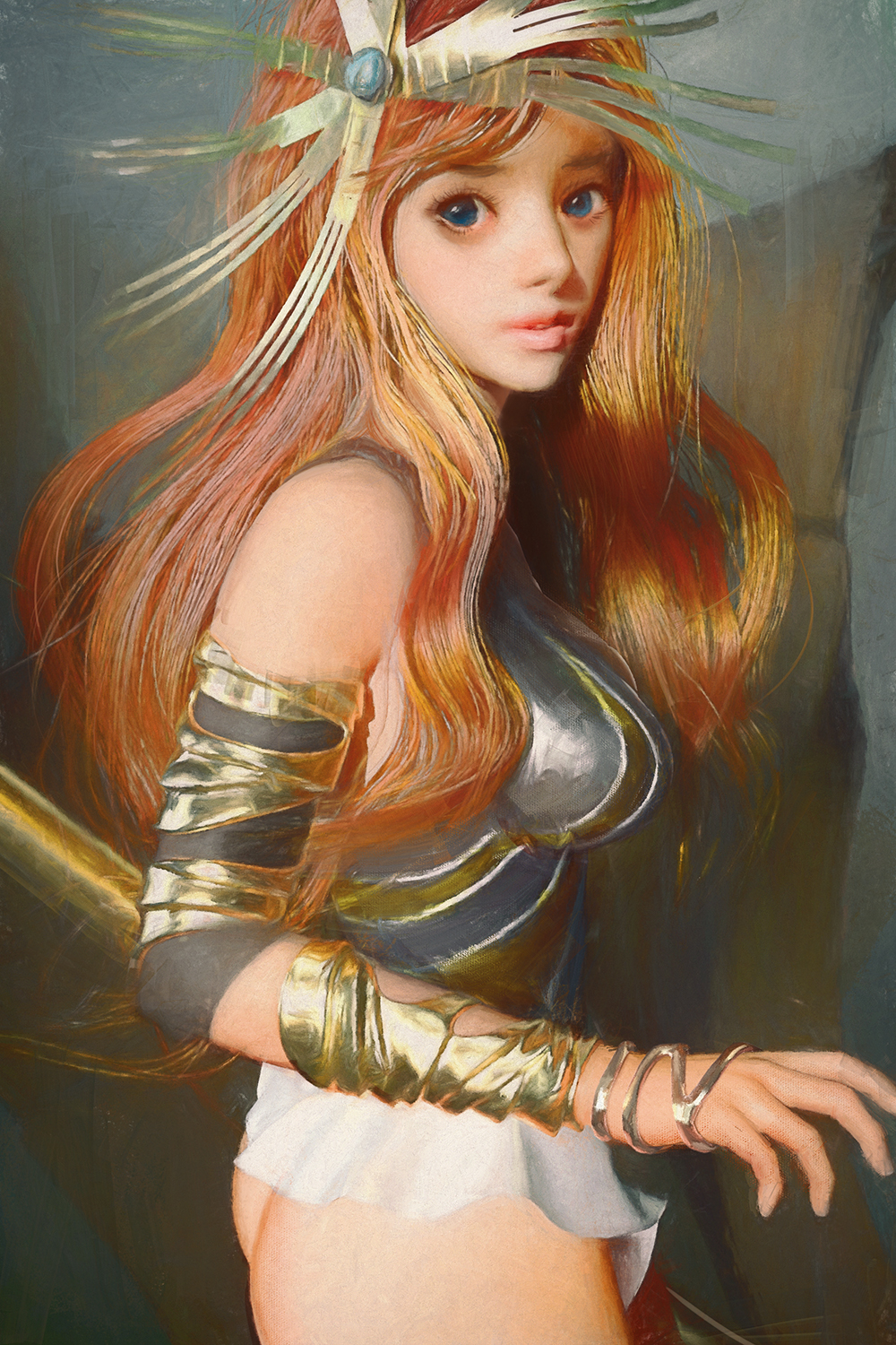 Girl In Armor