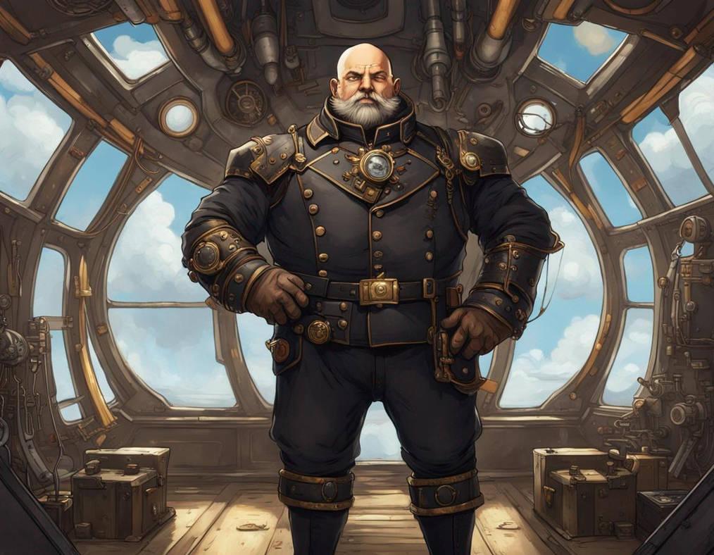 Buff Dwarf A bald, buff dwarf as an officer with broad should by Szcynkowsky on ...