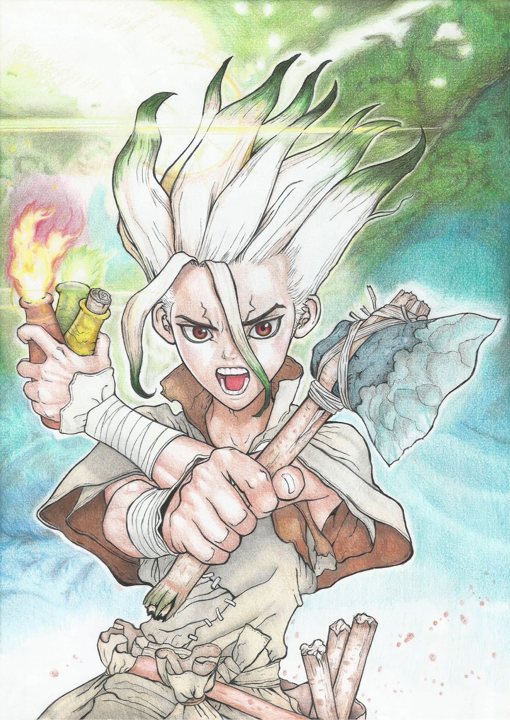 Senku by wibeiro on DeviantArt
