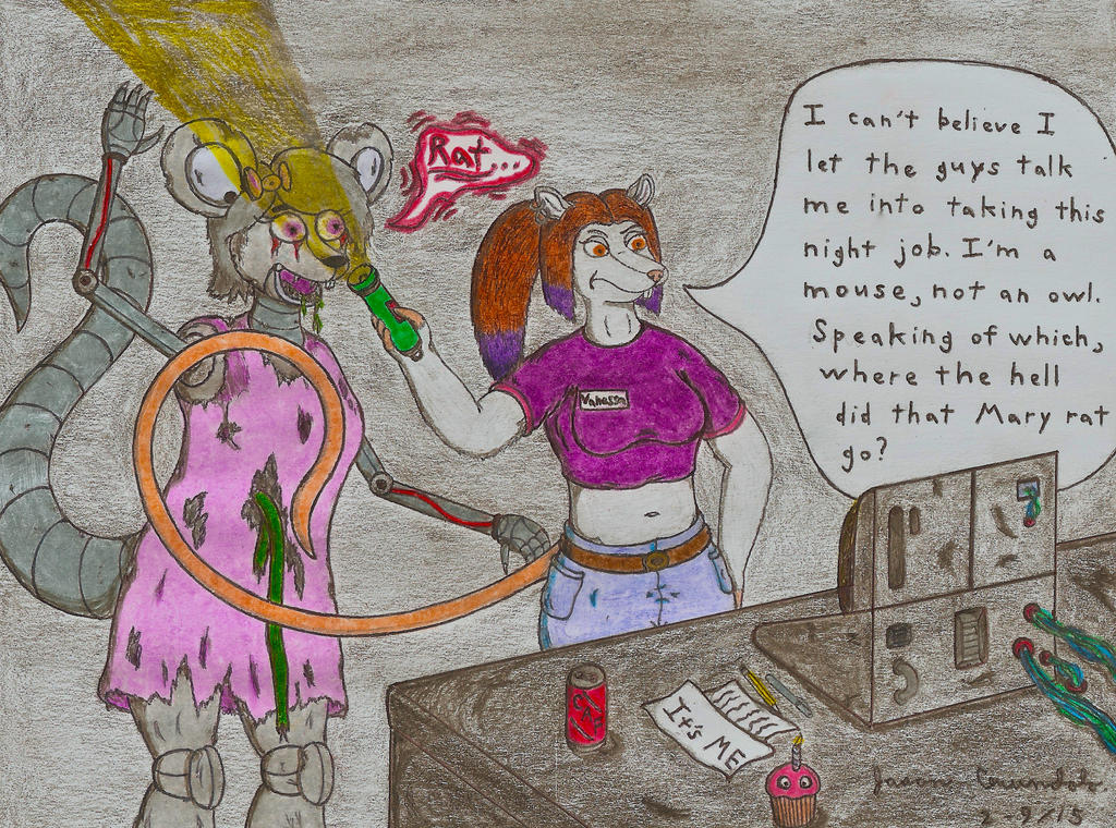Vanessa's Night Job - Don't Call Mary a Rat by AnthroLoverJay