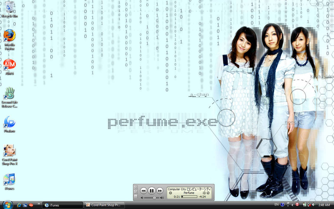 perfume.exe - screenshot by xminikui on DeviantArt