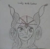 Lady with horns