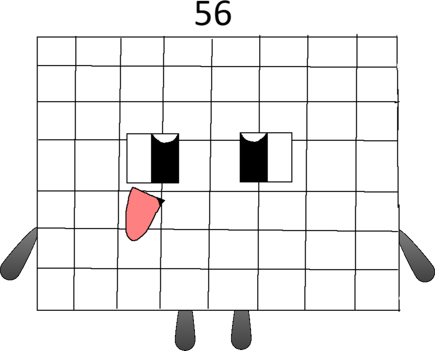 Number Blocks 56 Color Meet The Number Blocks 56 - 59! by InvazijaBratislava on DeviantArt