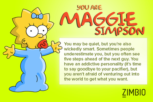 Which simpsons character are you?