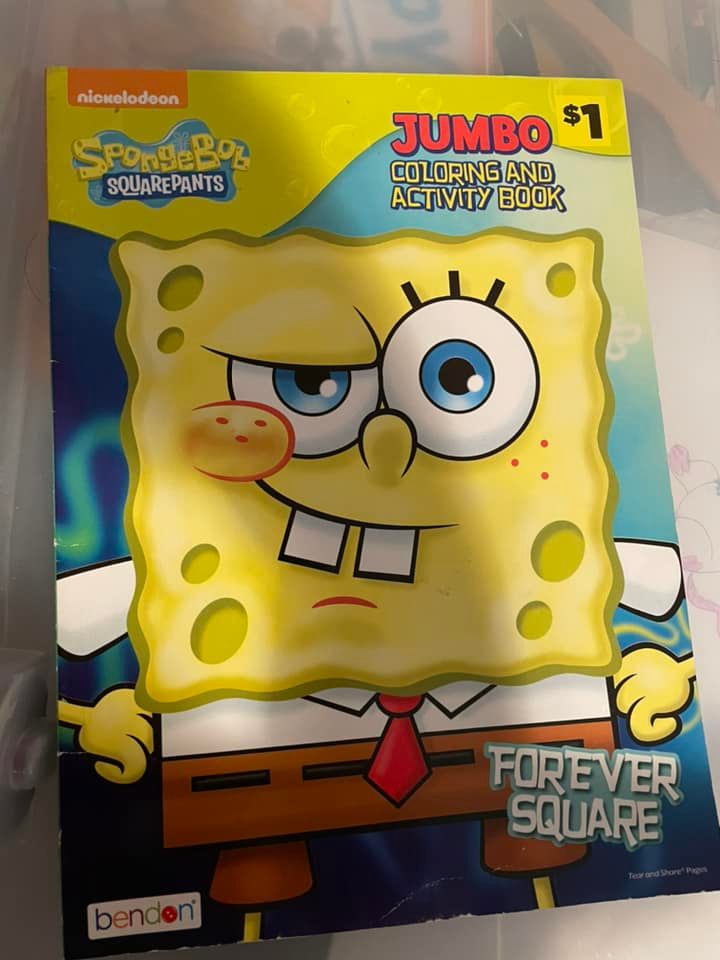Spongebob Coloring Book - Forever Square by Alyssa--Squarepants on