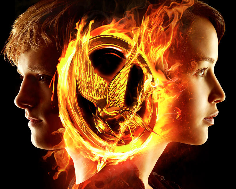 The Hunger Games. Katniss and Peeta