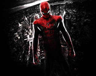 The Amazing Spider-Man. Wallpaper. Red
