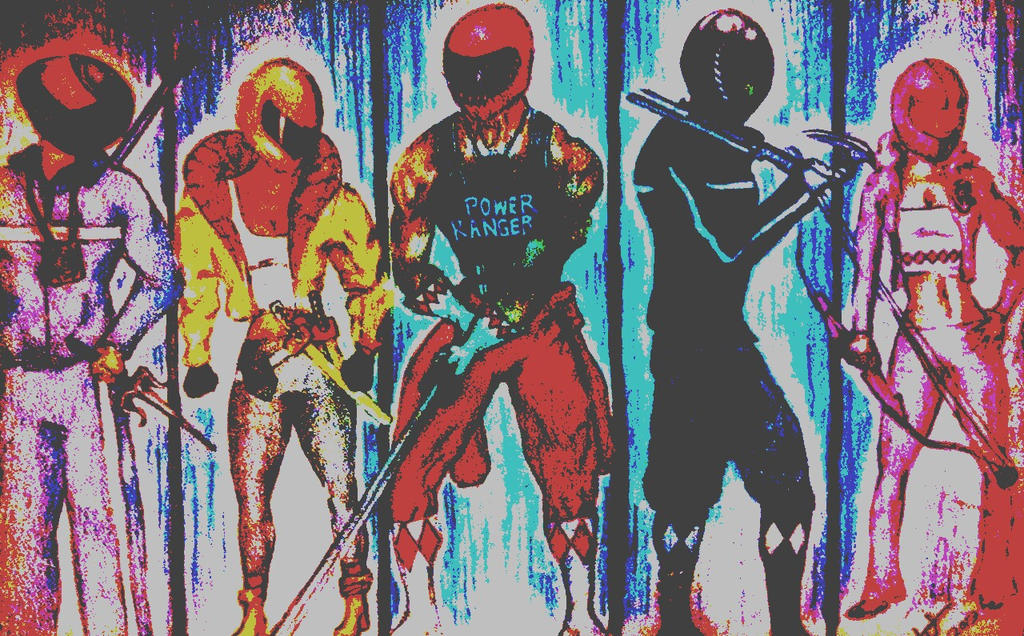 Power Rangers Reborn (Poster) by PaintedHood on DeviantArt