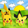 Pikachu and Pichu Ready for The Next Adventure