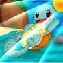 Squirtle Goes To The Beach