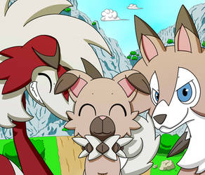 Family of Rockruff