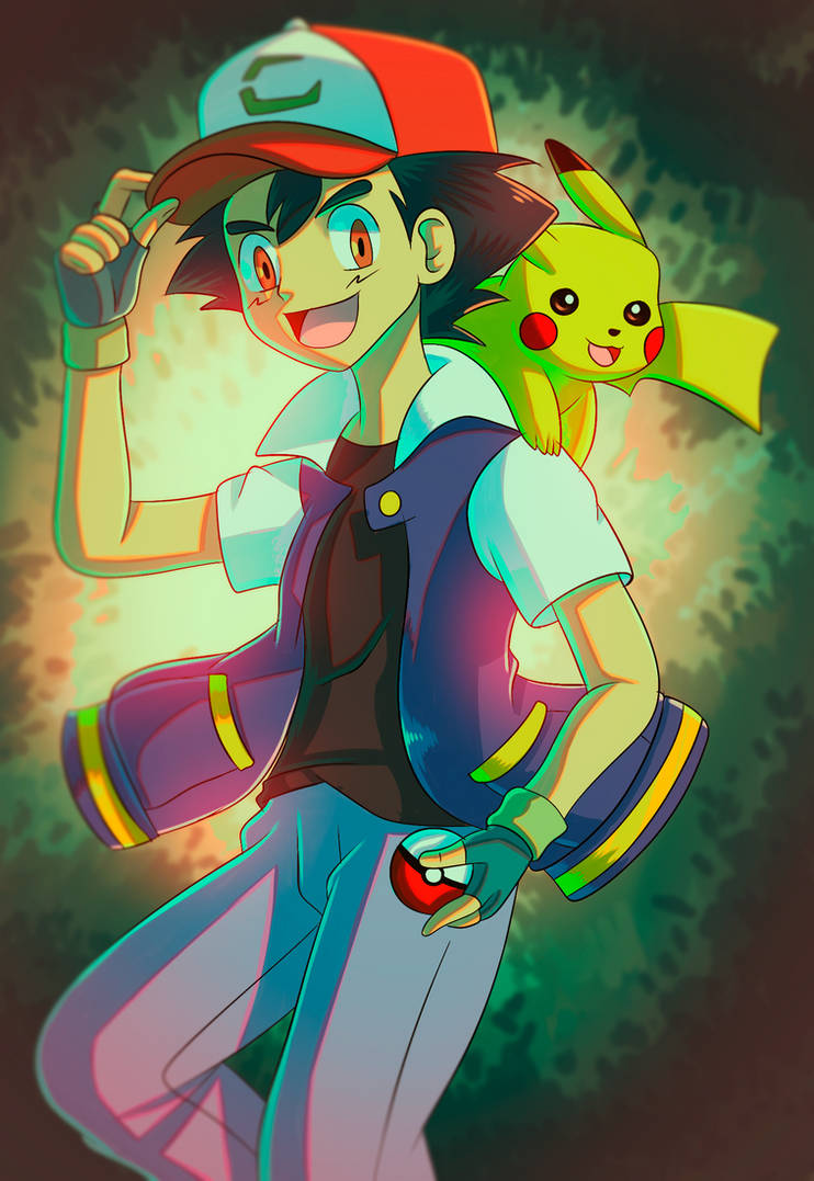 Ash And Pikachu By DarkrexS On DeviantArt ash-and-pikachu-by-darkrexs-on-deviantart