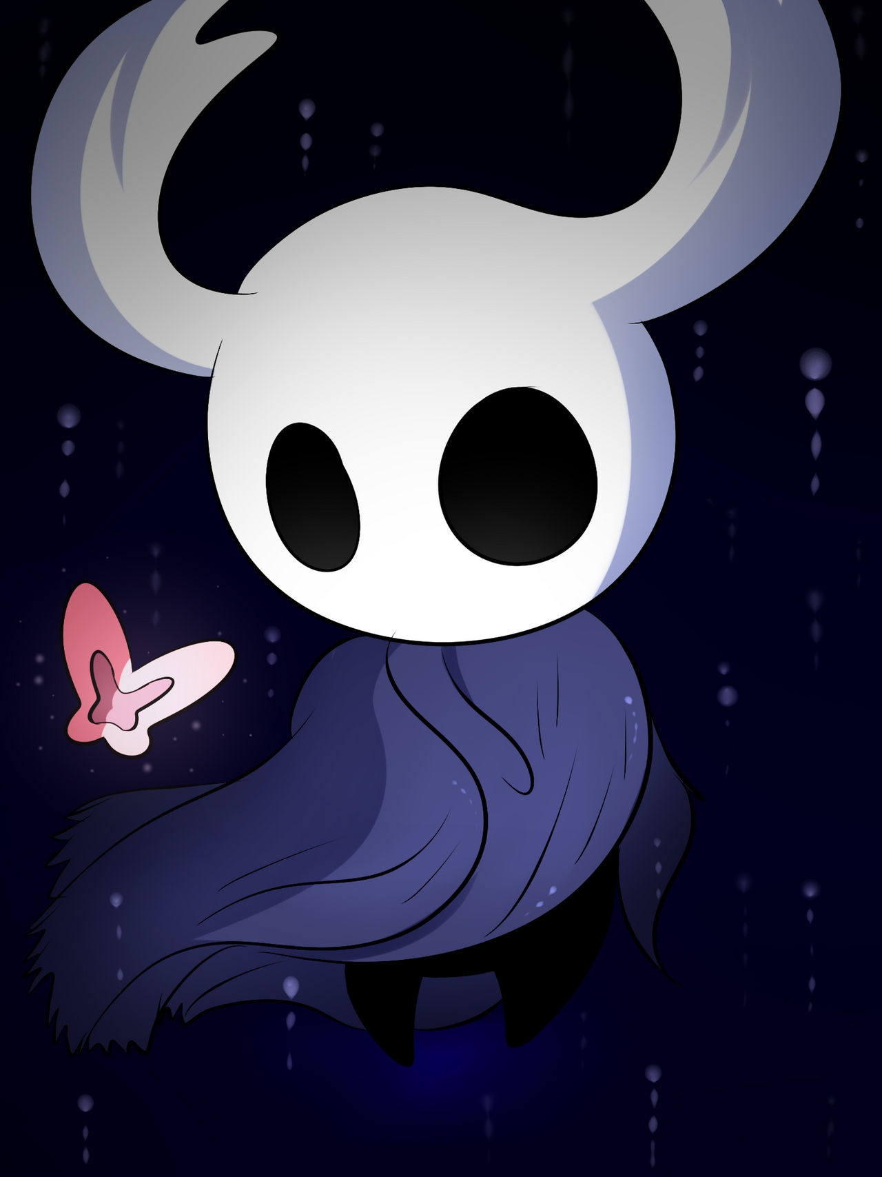 Hollow Knight And A Butterfly by DarkrexS on DeviantArt