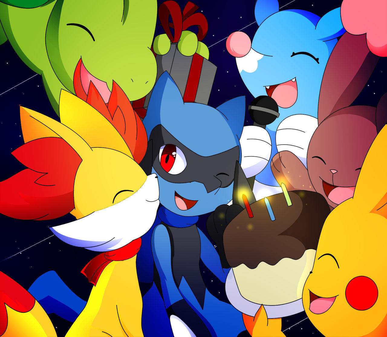 Happy Birthday Riolu by DarkrexS on DeviantArt