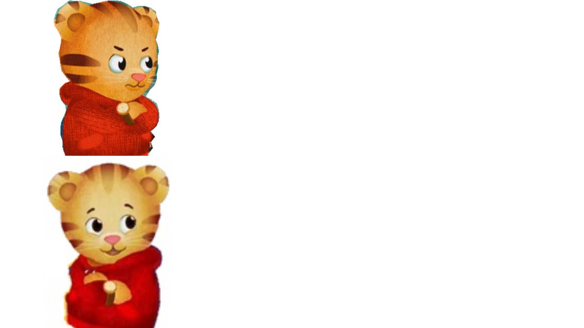 Daniel Tiger No and Yes Meme Template by DTTF1225 on DeviantArt