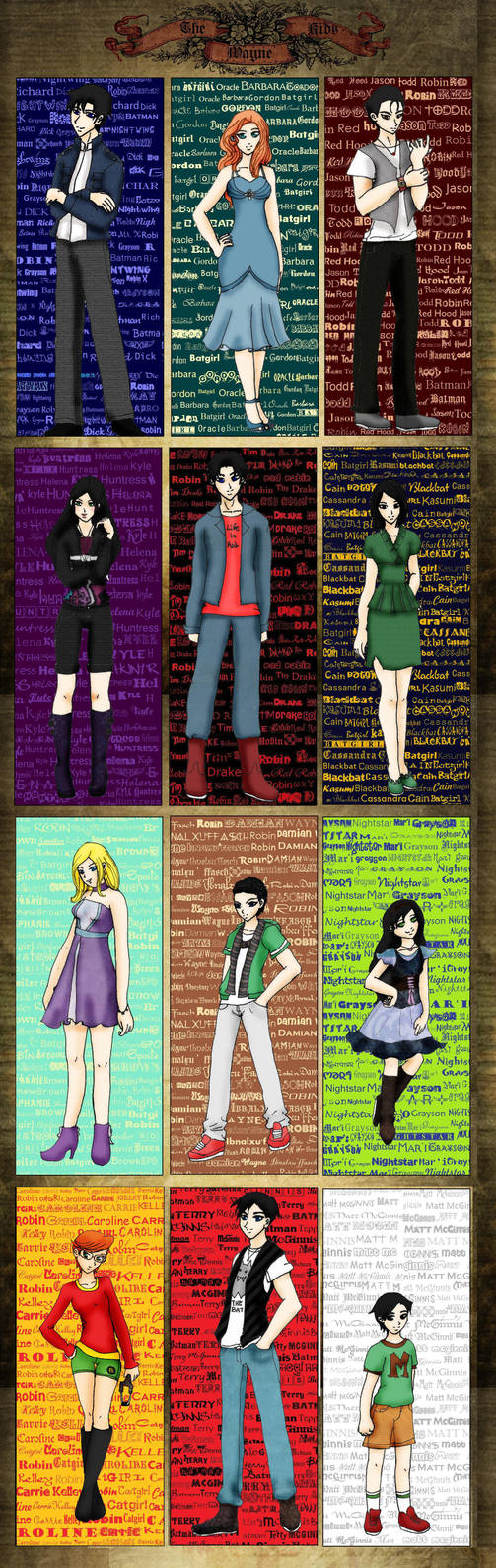 The Wayne Kids by AliNavGo