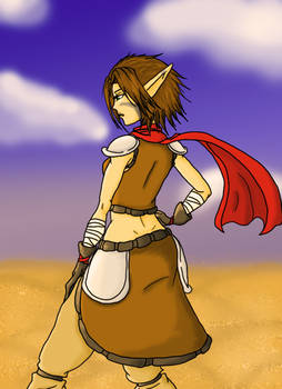 Alita in the Desert