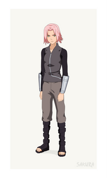 Serious Sakura (Naruto | Character Design)