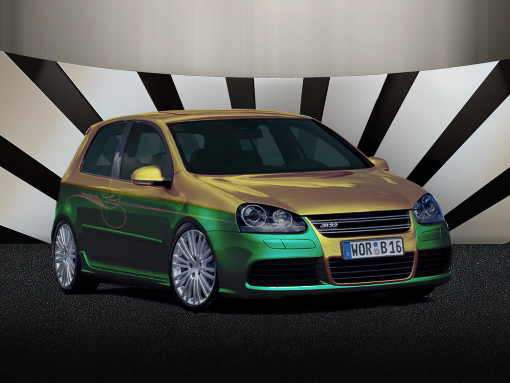 Fake Golf R VW Golf V R32 Fake by darkparkinc on DeviantArt
