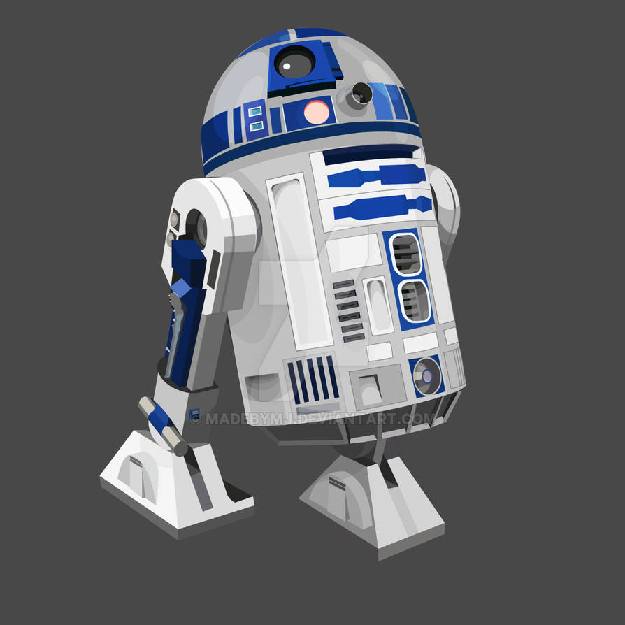 R2-d2 Vector by madebymj on DeviantArt