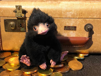 Baby Niffler Poseable Art Doll