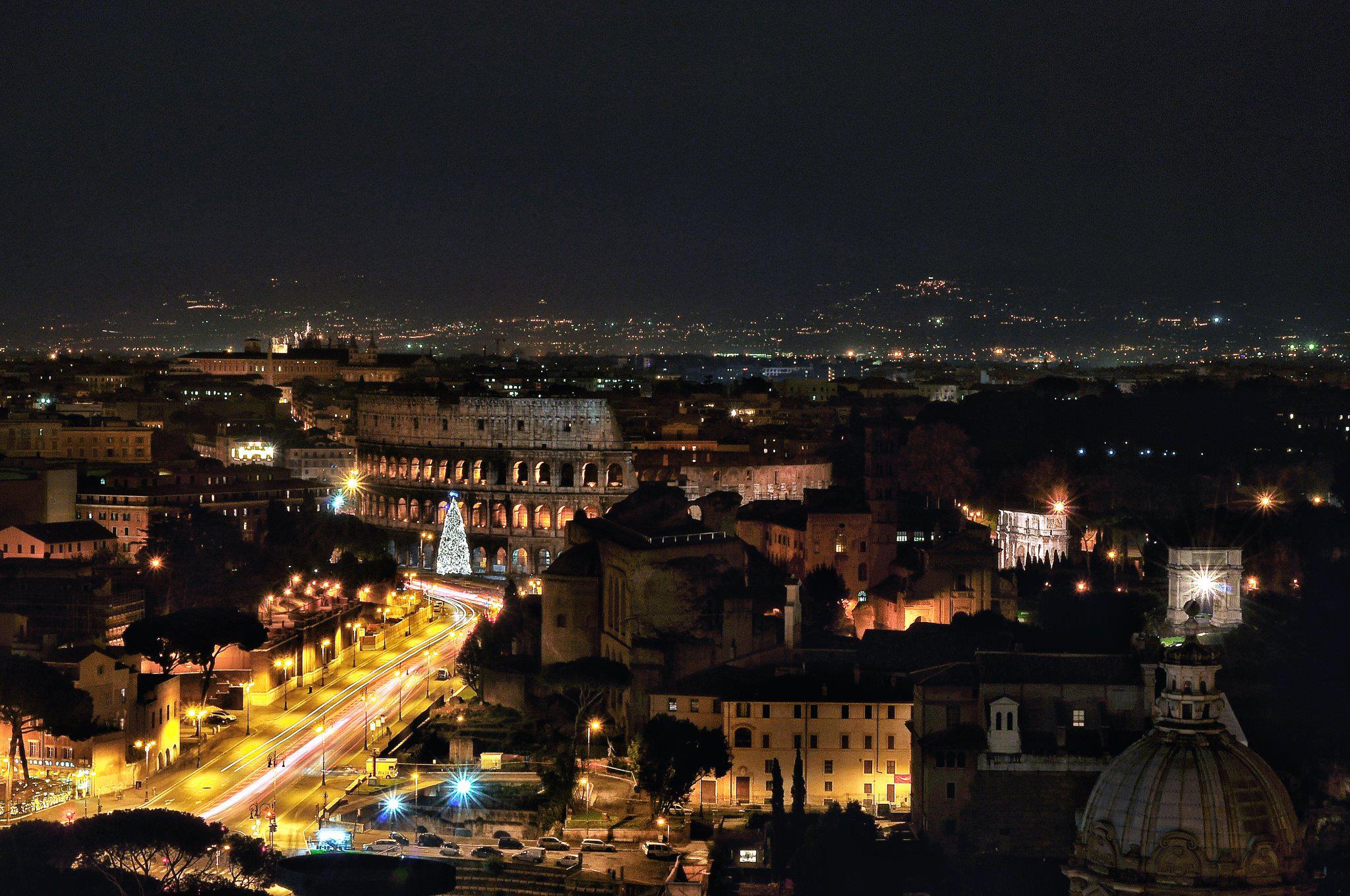 Rome On Christmas Night 