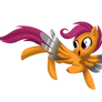 Commission: Scootaloo Metal Wings