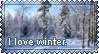 Stamp : I love winter