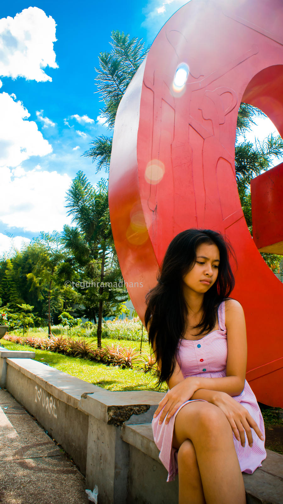 bright sky at the park