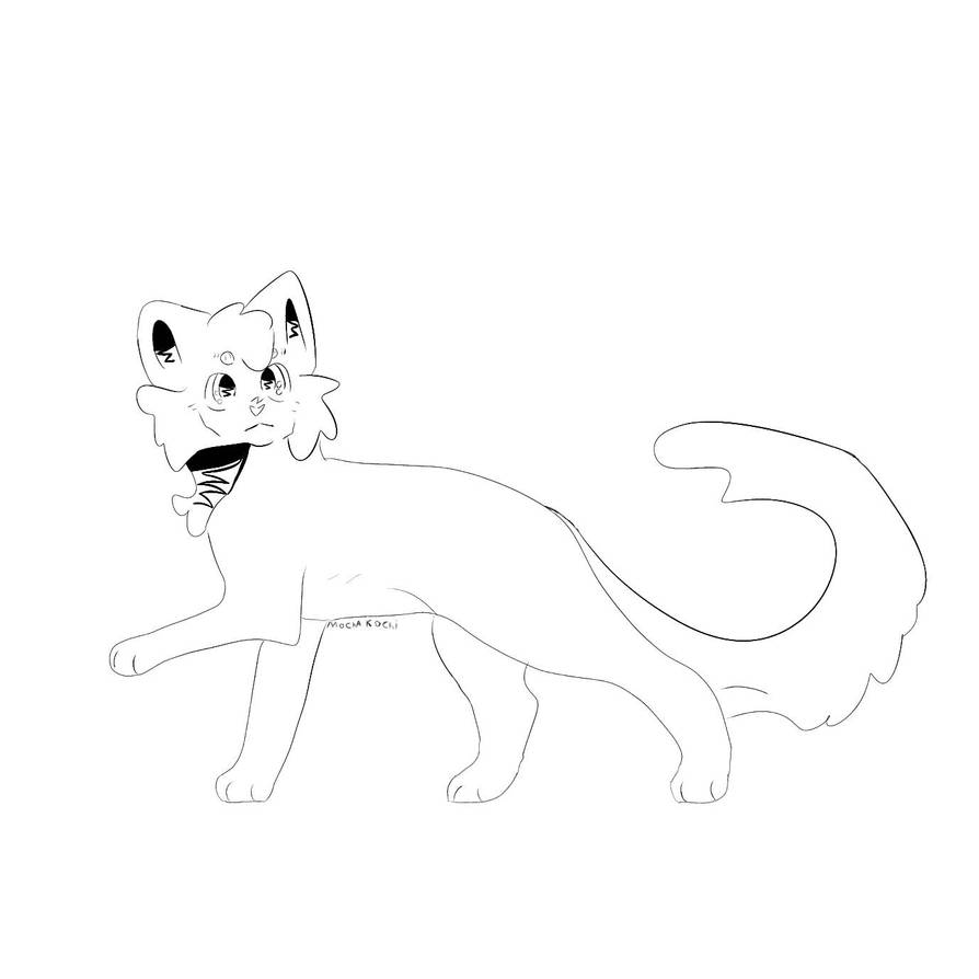 Free warrior cat base! by mochakochi on DeviantArt