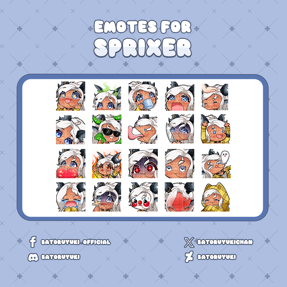 Emotes for Sprixer by satoruyuki on DeviantArt