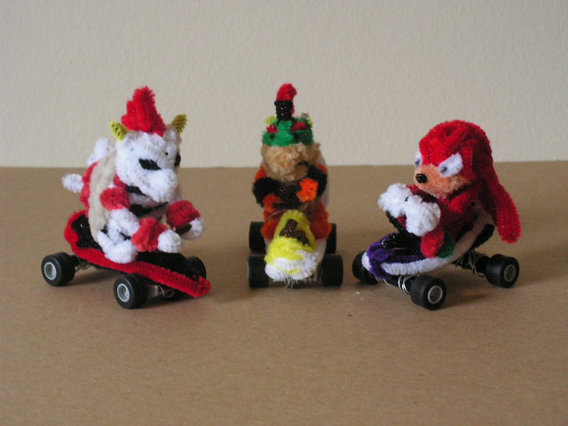 Dry Bowser, Jr, Knuckles