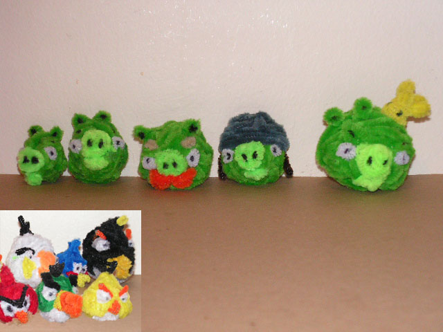 Pigs from Angry Birds