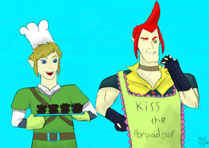 Link n' Groose make cupcakes!