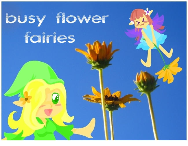 busy flower fairies by ChildOfNeglect on DeviantArt
