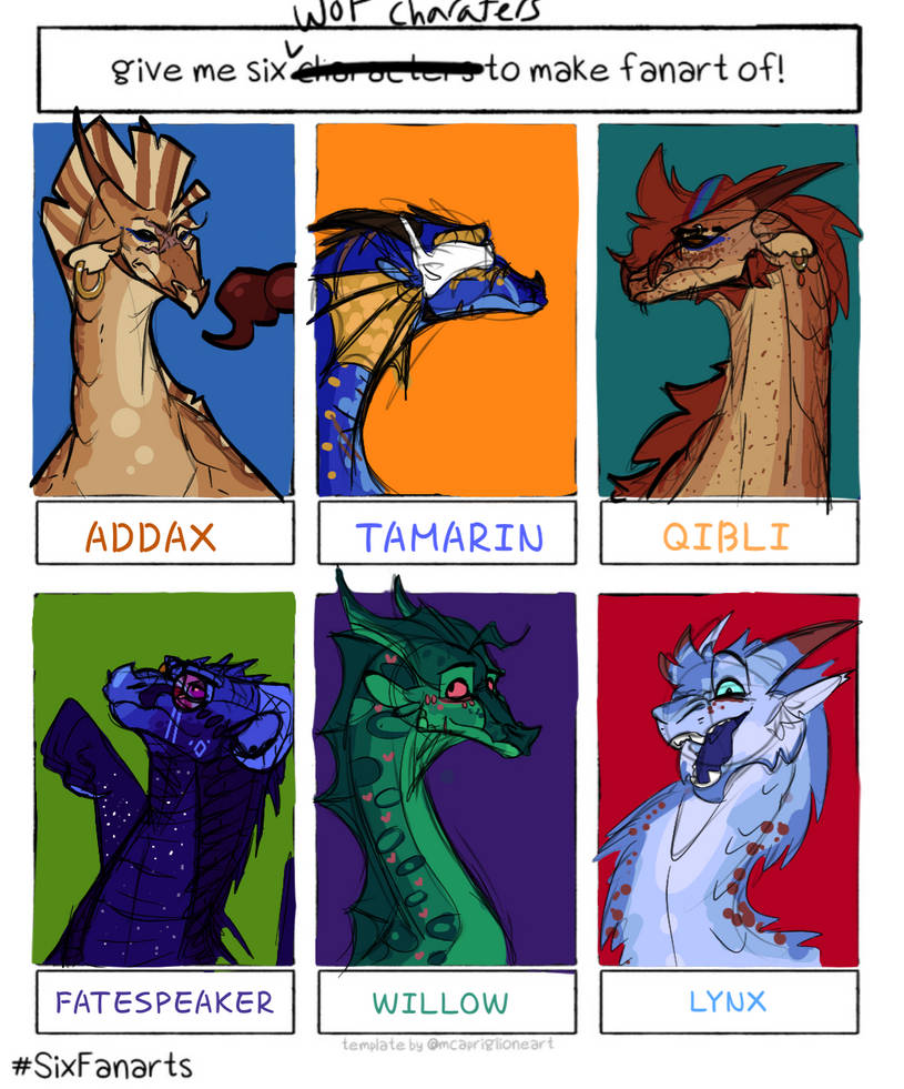 Six WoF Characters By Ibeximp On DeviantArt six-wof-characters-by-ibeximp-on-deviantart