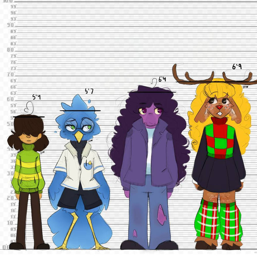 height chart by DiamondDiva6 on DeviantArt