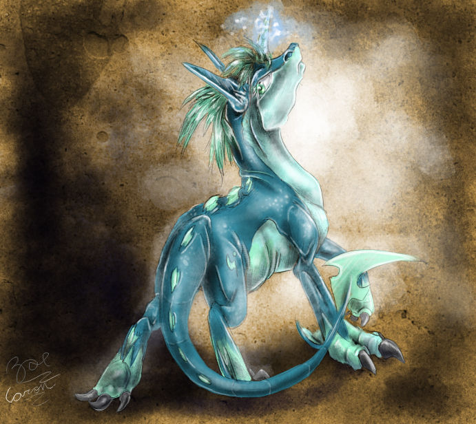 Ice Wielder Colored Sketch CM: Glacier Aura ~Wielder of Ice~ by EternalDragoness on ...