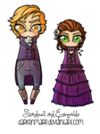 Sleyf Commission Series 001:Sandwell and Esmerelda by Darkenmarr