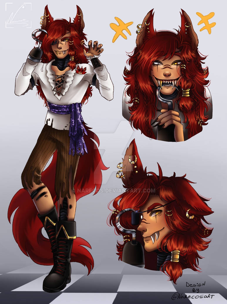 Foxy design by Narecos on DeviantArt