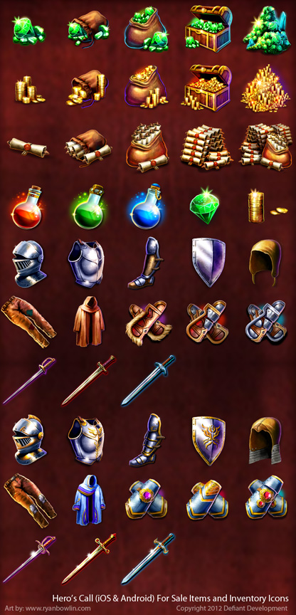 Heroes Call Icons by RynoZebz