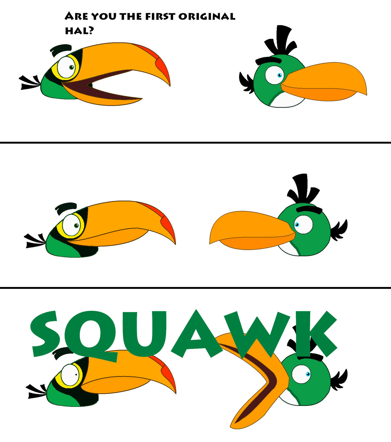 If Hal was in Angry Birds Epic (and to stay true to the franchise, I gave  him another redesign) : r/angrybirds