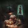 Ada Wong and the Licker Halloween Pumkin maker