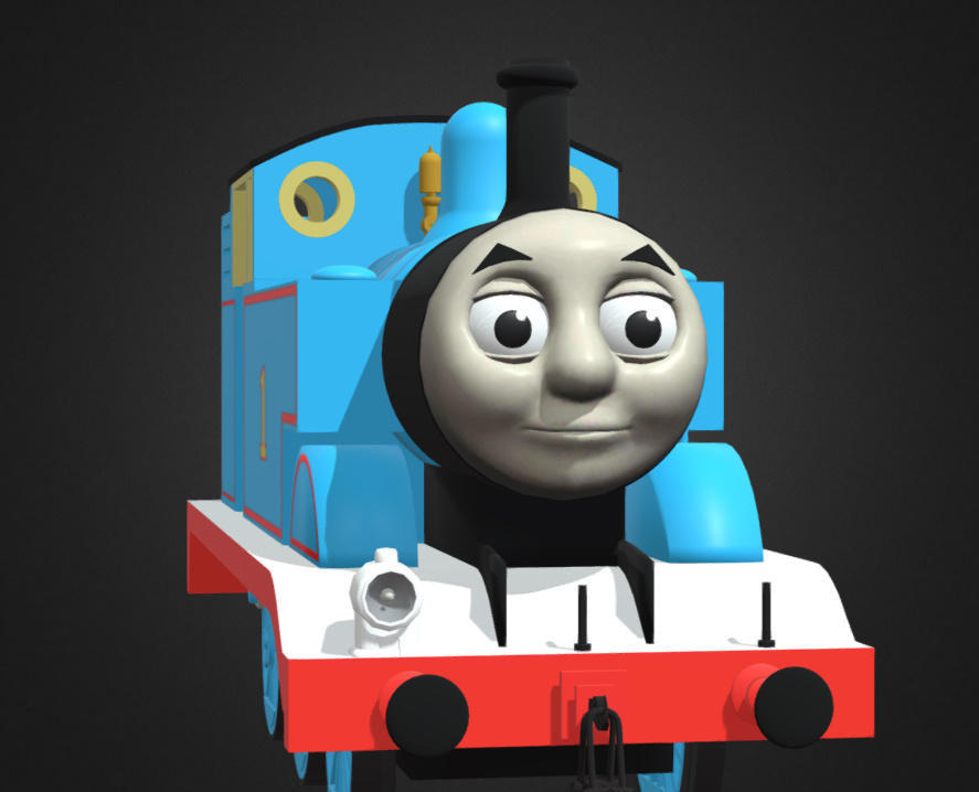 Thomas 2d Animation CGI Thomas The Tank Engine 2nd On SketchFab by Charlieaat on DeviantArt