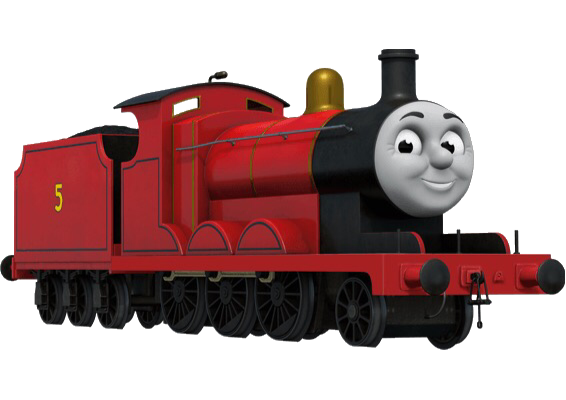 James The Red Engine (3D view) by Princess-Muffins on DeviantArt