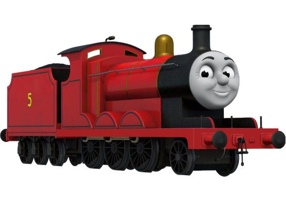 CGI James The Red Engine (PNG) by Charlieaat on DeviantArt