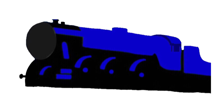 Steam Engine Blue Train 2D Vector (PNG) V2 by Charlieaat on DeviantArt