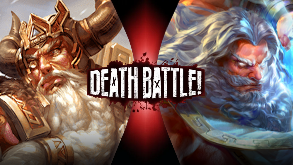 Battle of the gods in 2023  Greek mythology art, Thor vs odin