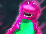 Barney the Purple People Eater by TheTrashMan